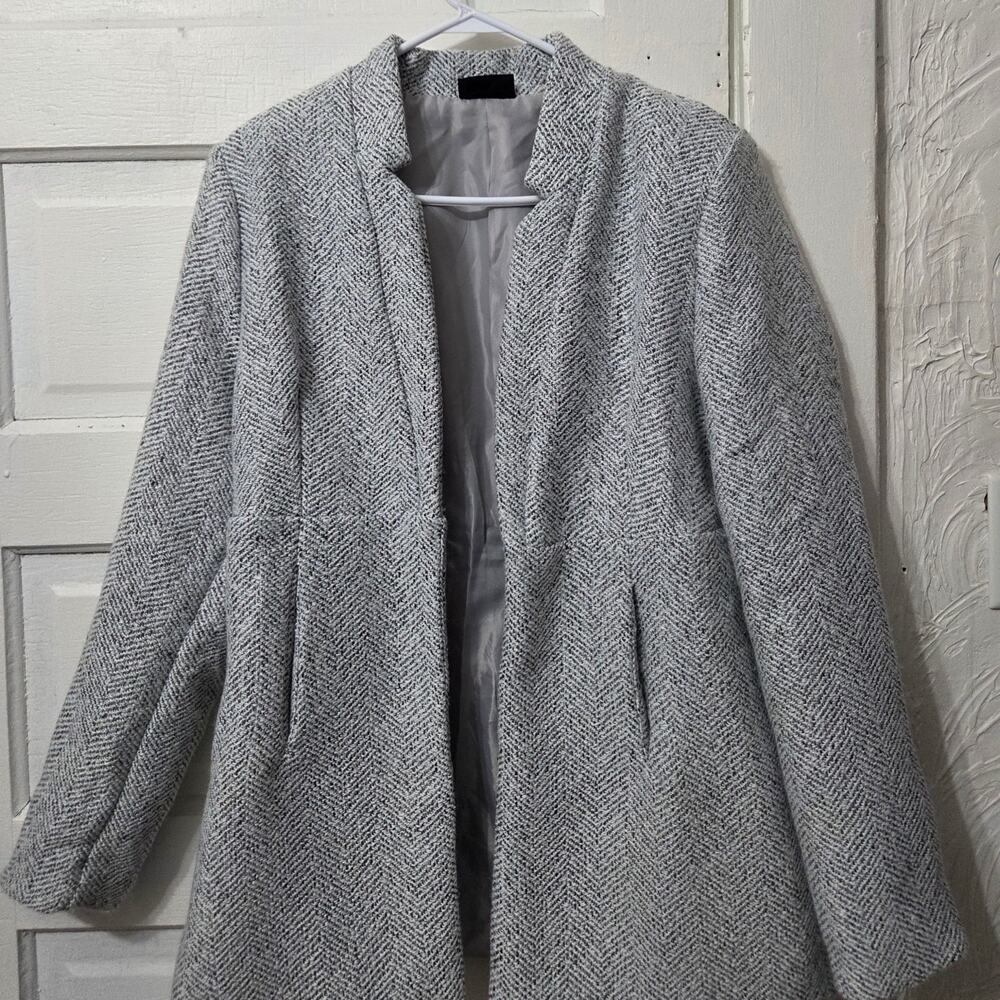 VICI Woman's White/Grey Blazer size M